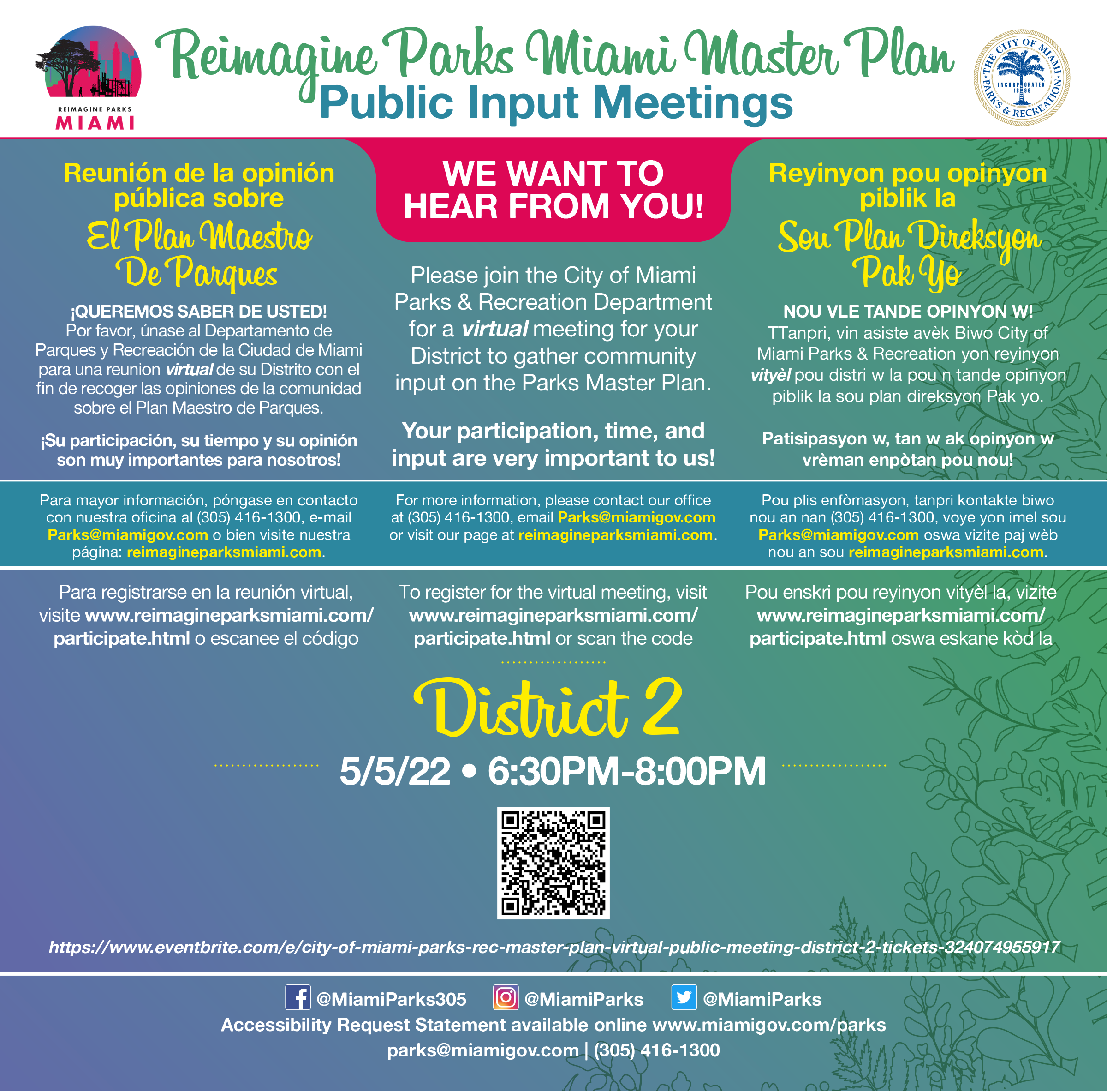 Reimagine Parks Miami Master Plan | Miami DNA